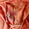 GK ICE FIGURE SKATE ADULT X-SMALL CORAL VELVET TIE-DYE KEYHOLE HALTER DRESS XS - Image 9