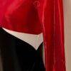 GK LgS RED BLACK SHIMMER ADULT SMALL GYMNASTICS DANCE CHEER LEOTARD Sz AS NWT! - Image 4