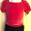 GK ICE SKATE GIRLS LARGE PINK CROP TOP NAVY NYLON FLARED PANT SET Sz CL NWT! - Image 3
