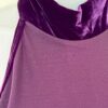 GK FIGURE SKATE A-LINE ADULT SMALL EGGPLANT VELVET IRIDESCENT HALTER TN DRESS AS - Image 2