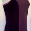 GK FIGURE SKATE A-LINE ADULT SMALL EGGPLANT VELVET IRIDESCENT HALTER TN DRESS AS - Image 3