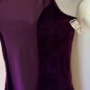 GK FIGURE SKATE A-LINE ADULT SMALL EGGPLANT VELVET IRIDESCENT HALTER TN DRESS AS - Image 4