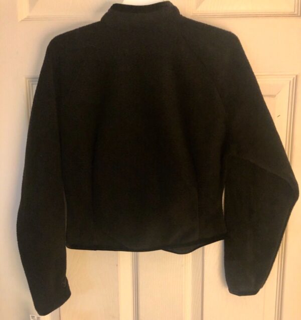 GK FITTED ICE SKATE JACKET CHILD LARGE BLACK FLEECE VELVET TRIM ZIP  Sz CL NWT! - Image 7