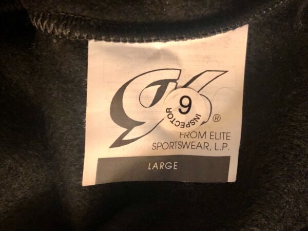 GK FITTED ICE SKATE JACKET CHILD LARGE BLACK FLEECE VELVET TRIM ZIP  Sz CL NWT! - Image 9