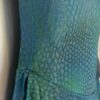 GK ICE FIGURE SKATE BLUE CROCODILE CHILD LARGE HALTER OCEAN VELVET DRESS AS NWT! - Image 3