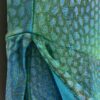 GK ICE FIGURE SKATE BLUE CROCODILE CHILD LARGE HALTER OCEAN VELVET DRESS AS NWT! - Image 4