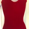 GK RED VELVET LADIES SMALL CLASSIC GYMNASTICS DANCE TANK LEOTARD Sz AS NWT! - Image 6