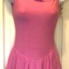 GK ICE FIGURE ADULT SMALL ONE-SHOULDER PINK MATTE CREPE SKATE DRESS Sz AS NWT!