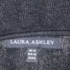 LAURA ASHLEY LONG BLACK CARDIGAN LADIES SMALL (6) RUFFLED ACRYLIC/WOOL Sz 6 EUC! - Image 4