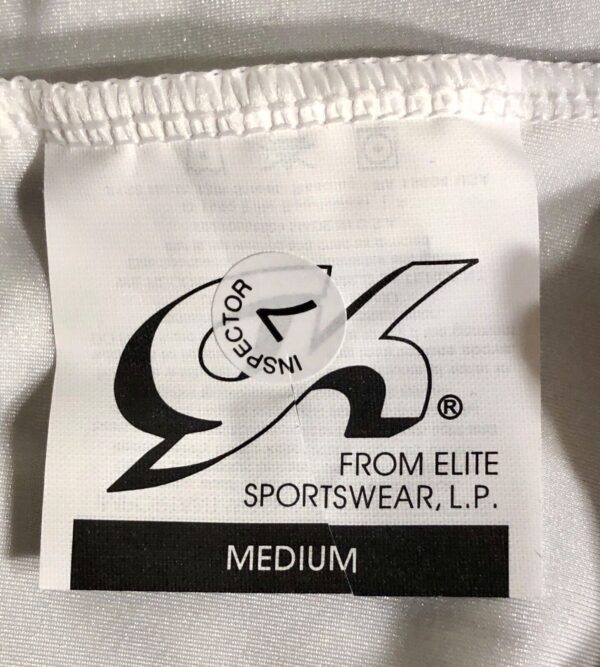 GK ELITE MENS MEDIUM WHITE GYMNASTICS COMPETITION N/S STIRRUP PANTS AM NWT! - Image 5