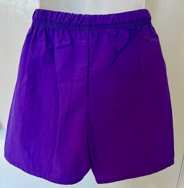 GK SHANNON MILLER BOXERS CHILD LARGE PURPLE NYLON GYMNASTS CHEER ATHLETIC Sz CL - Image 9