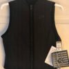 GK BLACK VEST CHILD MEDIUM POLYESTER FLEECE VELVET TRIM FRONT ZIP SKATE GYM CM - Image 8