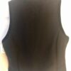 GK BLACK VEST CHILD MEDIUM POLYESTER FLEECE VELVET TRIM FRONT ZIP SKATE GYM CM - Image 9