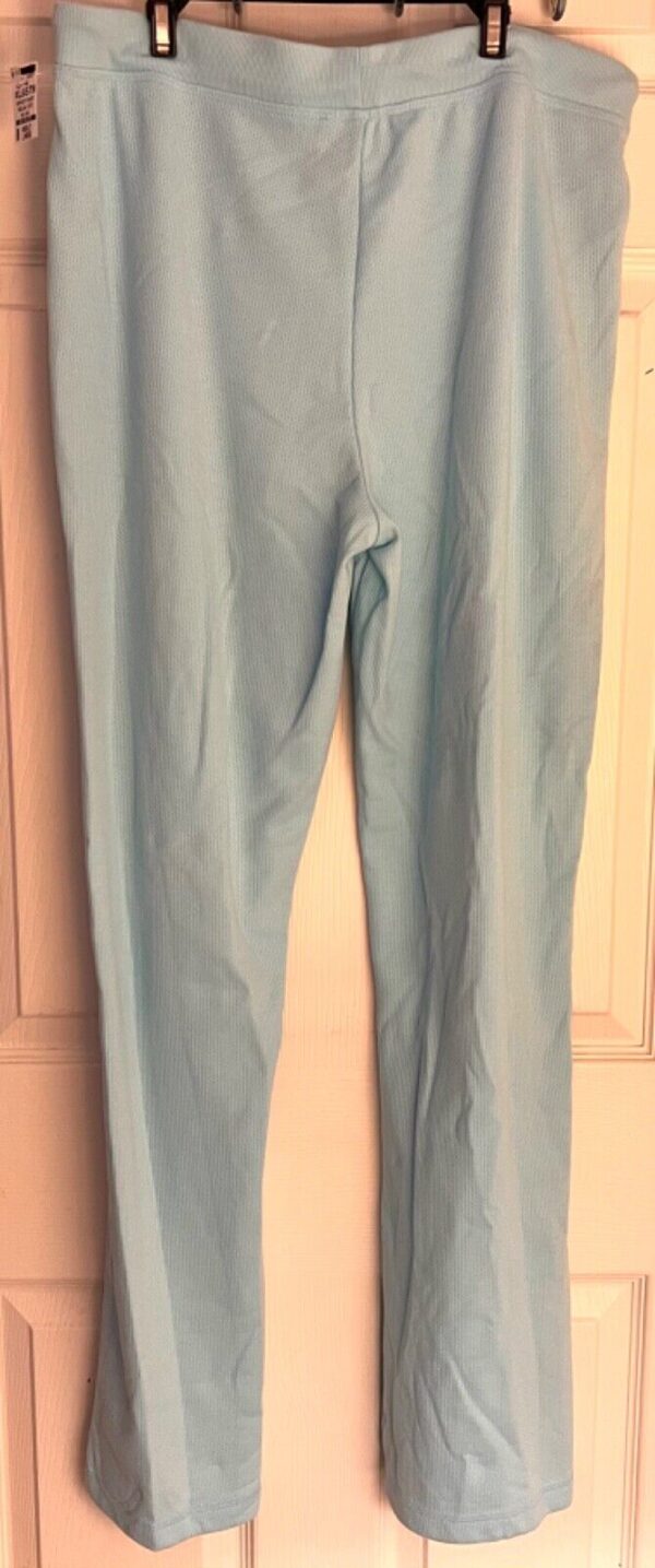 GK WARM UP SPORTS PANTS ADULT LARGE RELAXED FIT LIGHT BLUE COTTON/POLY 60/40 AL - Image 6