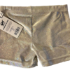 CHEER GK ADULT PETITE X-SMALL WHITE SPARKLE WORKOUT GYMNASTICS DANCE SHORTS PXS - Image 5