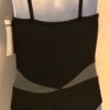 GK CAMISOLE CHILD MEDIUM GYMNASTICS DANCE MICROFIBER LEOTARD BLACK GRAY Sz CM - Image 4