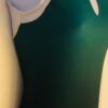 GABBY DOUGLAS GK ADULT SMALL WHITE FOIL GREEN N/S SLVLS GYMNASTS DANCE LEOTARD S - Image 3