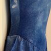 GK BLUE SKY TIE-DYE FOIL PRINT LADIES X-SMALL CAMI ICE FIGURE SKATE DRESS AXS - Image 4
