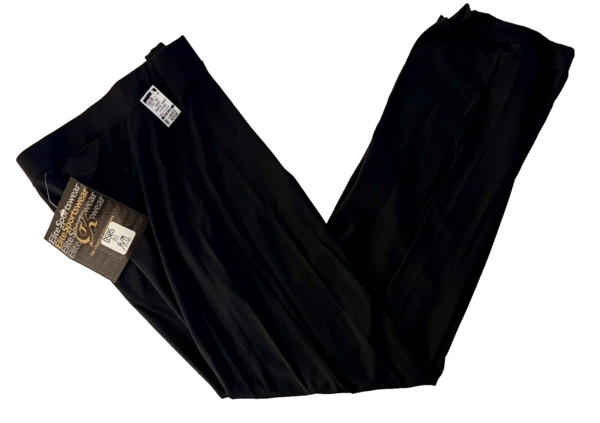 GK ELITE DANCE JAZZ LADIES MEDIUM BLACK MICROFIBER CUFFED DANCE PANTS SZ M NWT! - Image 4