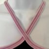 GK DANCE CHEER SKATE ADULT SMALL BLACK VELVET PINK STRAP HALTER TOP Sz AS NWT! - Image 6