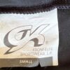 GK DANCE CHEER SKATE ADULT SMALL BLACK VELVET PINK STRAP HALTER TOP Sz AS NWT! - Image 7