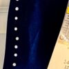 GK BLUE VELVET CHILD MEDIUM MICRO MINI JA WORKOUT CHEER DANCE GYMNAST SHORTTS CM - Image 2