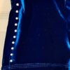 GK BLUE VELVET CHILD MEDIUM MICRO MINI JA WORKOUT CHEER DANCE GYMNAST SHORTTS CM - Image 3
