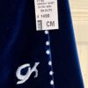 GK BLUE VELVET CHILD MEDIUM MICRO MINI JA WORKOUT CHEER DANCE GYMNAST SHORTTS CM - Image 4