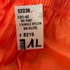 GK WARM UP ADULT LARGE ORANGE CRINKLE NYLON GYMNASTICS CHEER ATHLETIC PANTS Sz L - Image 3
