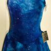 GK ICE FIGURE SKATE LADIES SMALL MIDNIGHT BLUE FOIL PRINT TANK DRESS AS NWT!