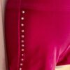 CHEER GK ELITE CHILD MEDIUM MICRO MINI JEWELED WORKOUT SHORTS PINK VELVET SZ M - Image 7
