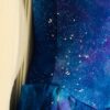 GK ICE FIGURE SKATE LADIES SMALL MIDNIGHT BLUE FOIL PRINT TANK DRESS AS NWT! - Image 4