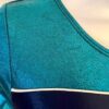 GK LgSLV LADIES SMALL NAVY TURQUOISE MYSTIQUE GYMNASTICS DANCE LEOTARD Sz AS NWT - Image 2