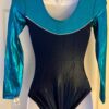 GK LgSLV LADIES SMALL NAVY TURQUOISE MYSTIQUE GYMNASTICS DANCE LEOTARD Sz AS NWT - Image 5