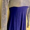GK ICE FIGURE Lg SLV ADULT SMALL PURPLE EMPIRE VELVET CREPE SKATE DRESS AS NWT! - Image 3