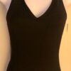 GK DANCE JAZZ LADIES SMALL BLACK SYLKTECH HALTER GYMNASTICS CHEER LEOTARD Sz AS
