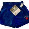 GK NAVY BOXERS GIRLS SMALL NYLON JEWELED â€œGYMNASTâ€ RED STAR APPLIQUE LOUNGE SZ S