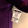 GK ICE SKATE ADULT SMALL SSLV PLUM VELVT NAVY COTTON/LYCR FOIL DANCE UNITARD AS - Image 6