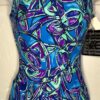 GK LADIES X-LARGE GYMNASTIC DANCE TANK LEOTARD ABSTRACT PRINT SIZE ADULT XL