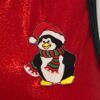 GK Elite RED MYSTIQUE ADULT SMALL XMAS PENQUIN GYMNASTIC DANCE CHEER LEOTARD AS - Image 2