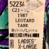 GK LADIES X-LARGE GYMNASTIC DANCE TANK LEOTARD ABSTRACT PRINT SIZE ADULT XL - Image 7