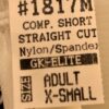 GK MENS X-SMALL #1817 COMPETITION SHORTS WHITE N/S GYMNASTIC RUNNING GYM AXS NWT - Image 5