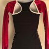GK ELITE L/S FULL FULL LENGTH CHEER TOP ADULT SMALL HALTER STYLE ZEBRA PRINT AS - Image 2