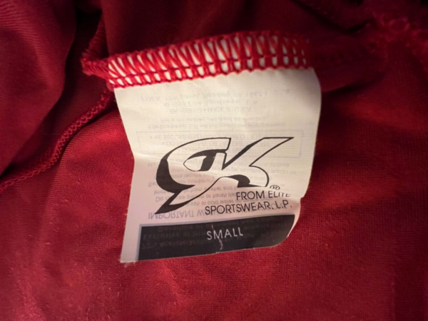 GK ICE SKATE DANCE LADIES SMALL RICH RED VELVET LGSLV SHRUG JACKET SZ S NWT! - Image 9