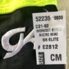 GK CHILD MEDIUM BLACK NYLON/SPANDEX YELLOW WAISTBAND GYMNASTS WORKOUT SHORTS CM - Image 3