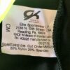 GK CHILD MEDIUM BLACK NYLON/SPANDEX YELLOW WAISTBAND GYMNASTS WORKOUT SHORTS CM - Image 6