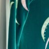 GK LgSLV GREEN VELVET ADULT SMALL PINK GREEN FOIL JA RIBBONS GYMNASTS LEOTARD AS - Image 4