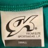GK LgSLV GREEN VELVET ADULT SMALL PINK GREEN FOIL JA RIBBONS GYMNASTS LEOTARD AS - Image 7