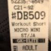 Gk Elite MICRO MINI BLACK CRYSTALS WORKOUT CHEER SHORTS Sz 3XL - Image 7