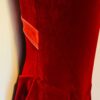 GK RED & CORAL VELVET LADIES SMALL TANK RACERBACK ICE FIGURE SKATE DRESS Sz AS - Image 2